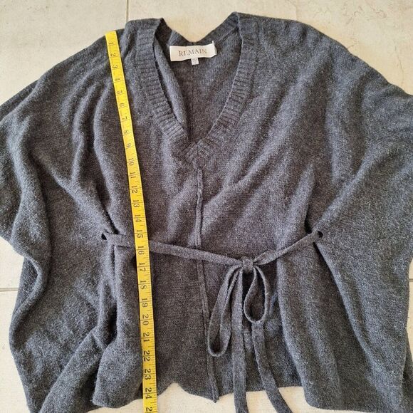 Remain gray sweater poncho size S - Picture 5 of 6